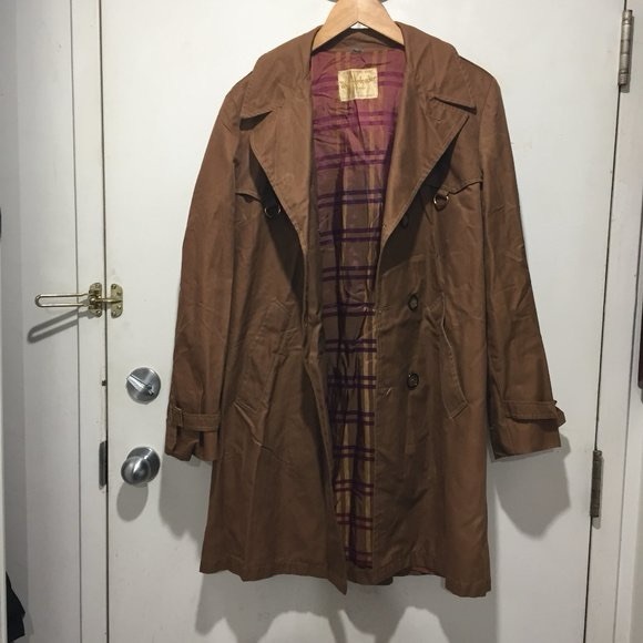 VINTAGE WEATHERLEADER TRENCH COATS SIZE L - Picture 4 of 7
